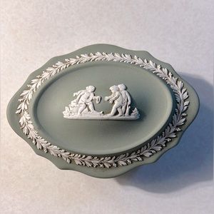 Wedgwood Sage Trinket Box